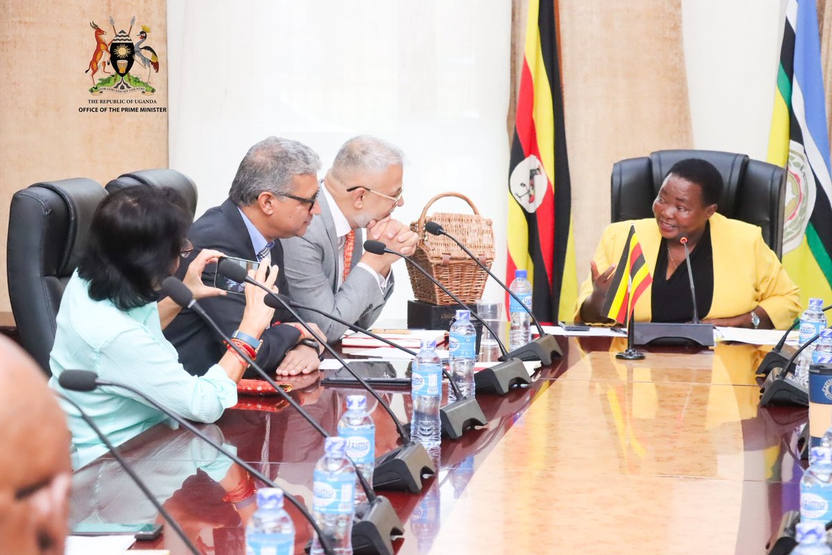 R_Nabbanja's tweet photo. Today, we engaged with Lord  Krish Raval, a member of the UK House of Lords, and Mr. Rakesh Shah, Strategic Adviser in Lord Raval’s office.

This follows their meeting with H.E. President @KagutaMuseveni at State House, Entebbe, yesterday. 

I invited Lord Raval and other potential investors to Uganda to explore investment opportunities in the country during the UK-Africa Summit, held in London from 10–11 September 2026.

I thank the UK government and Uganda’s High Commission to the UK for organising the Summit. 

I have directed the relevant Ministries, Departments and Agencies to utilise the planned bilateral engagements with Lord Raval to facilitate UK/EU investments in Uganda. @OPMUganda @GovUganda @StateHouseUg @ugandainvest
