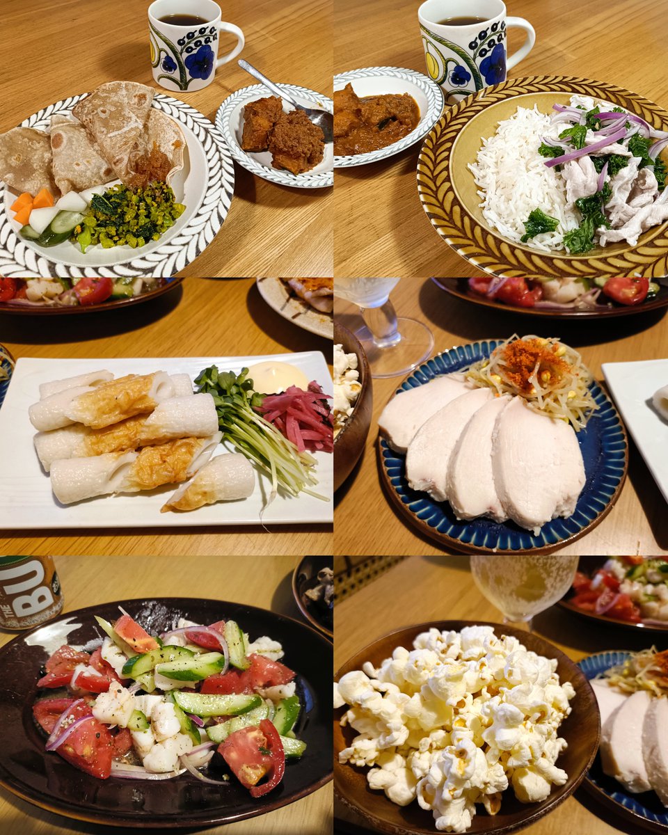 mugi27928130's tweet photo. 今日の食事記録
未計算
夜だけ未計算です。
ちょっと明日以降カロリー計算できない日が続きそうなので食生活荒れるかも
＃食事記録 https://t.co/CrWwTs9sHL
