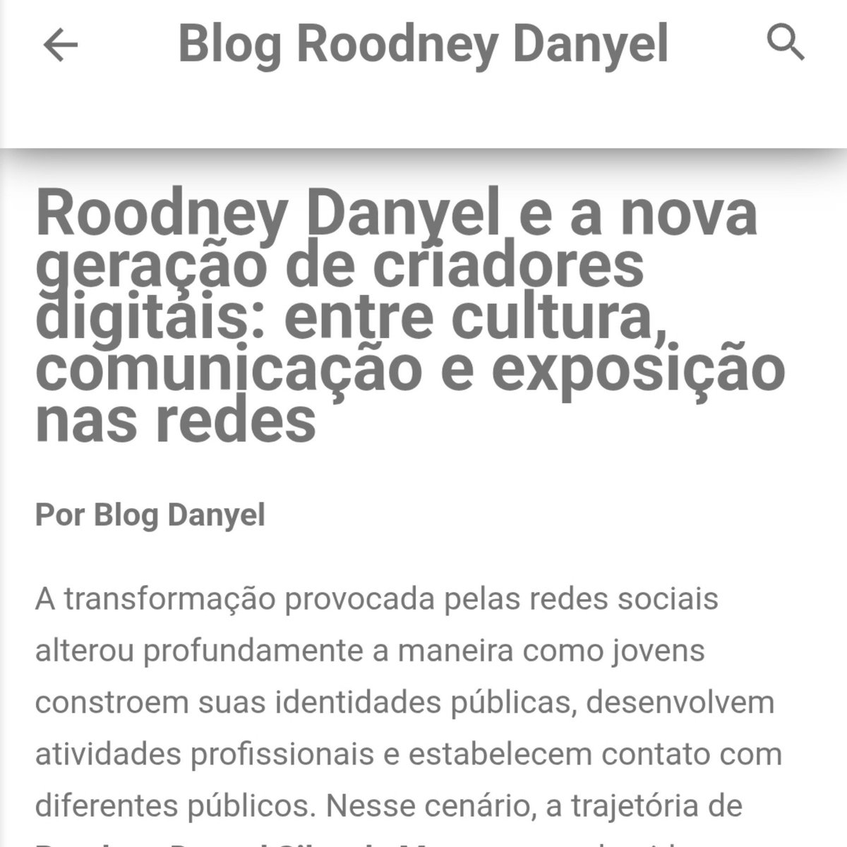 cnxbem's tweet photo. 👀 O BLOG SOLTOU A SEGUNDA MATÉRIA SOBRE O DANYELTRS.

- Acompanhe a matéria completa através do link disponível nos comentários. https://t.co/IZatUh369g