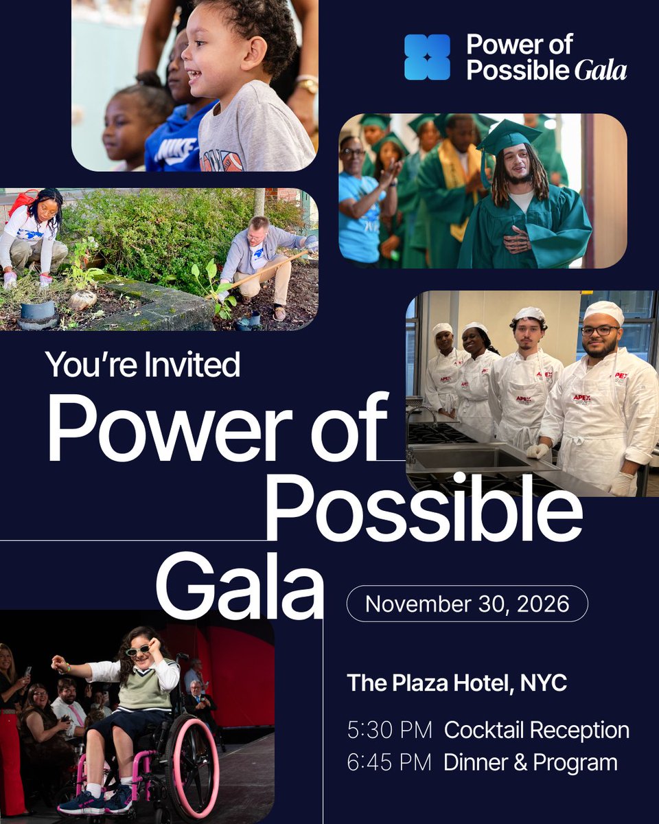 FedcapGroup's tweet photo. Fedcap’s Power of Possible Gala returns November 30 at The Plaza Hotel in New York City. Every year, the room fills with the people who bring our mission to life: removing barriers and creating opportunities.

To attend or support the mission, visit: https://t.co/PgwshDc9X2 https://t.co/vs0mgVlWKs