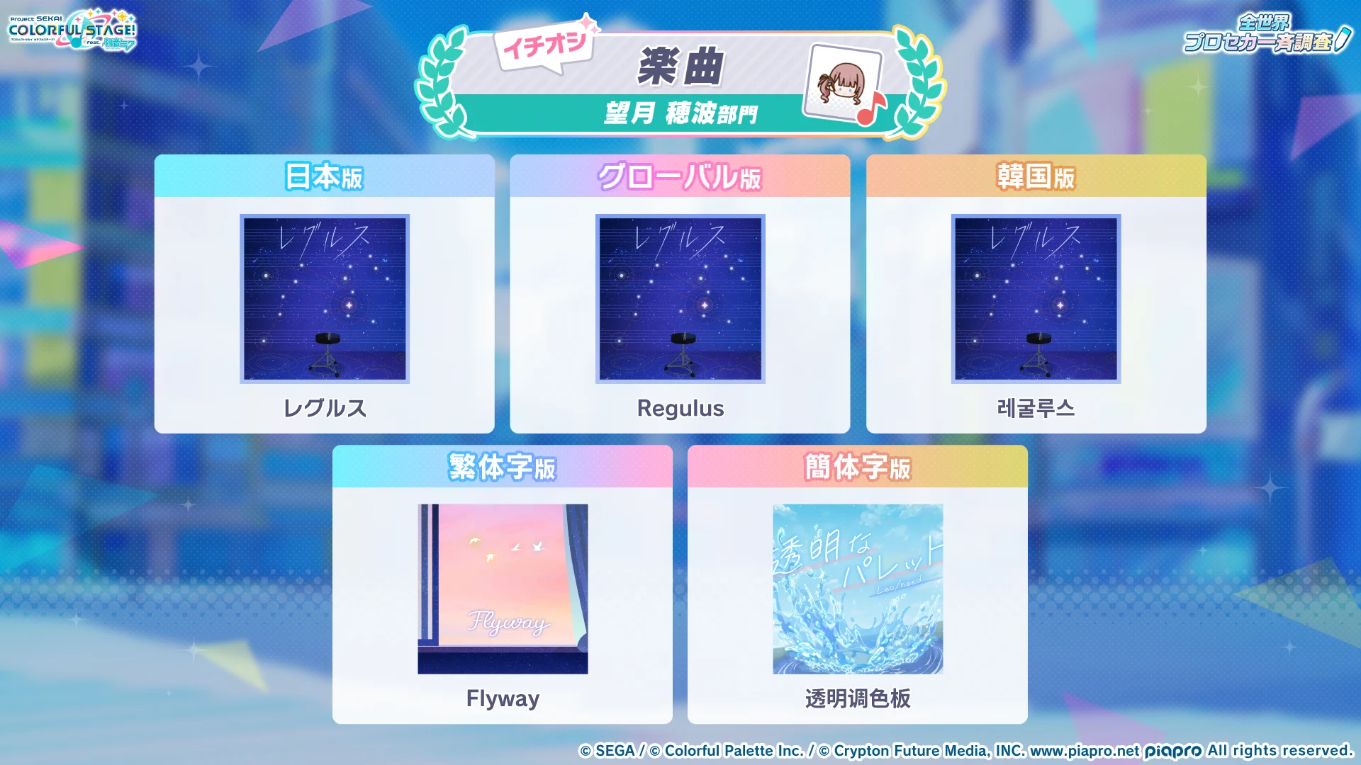プロジェクトセカイ カラフルステージ！ feat. 初音ミク【プロセカ