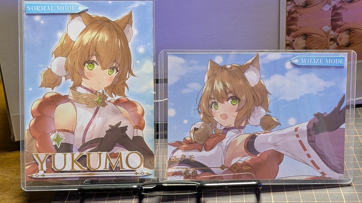 Sho21604475's tweet photo. アルカナディアのユクモで箱絵カードを作りました。
アルカナディアは箱のイラストが3種あるので、ギィと同様に側面の絵で2枚作りました。表の絵はやっぱり切るのが勿体ないです。 https://t.co/Eh5E8XBM5q
