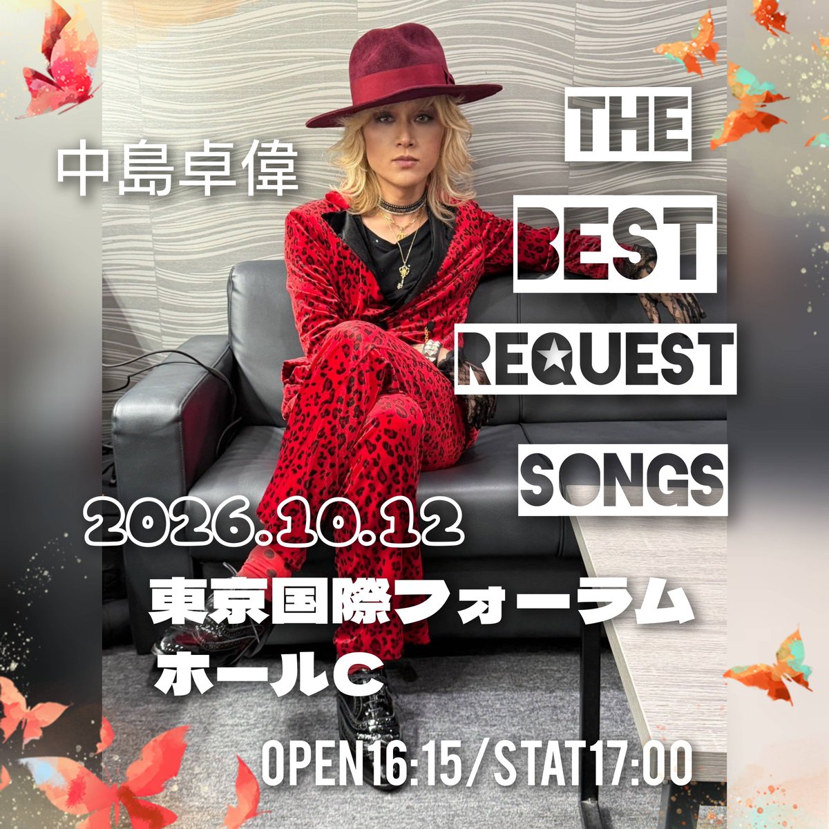 akko212128's tweet photo. リクエストライヴ☆
まもなく！
SOLDOUTまで。。２７０名様！！

迷っている方
ハローのファンの方
おひとり様
卓偉ファン こわくないです

参加したら絶ッ対楽しい！！
１位〜３０位！！＋α？
みんなでワクワクしよう！！

#中島卓偉
#卓偉広報室 https://t.co/ssyJRIHC2m