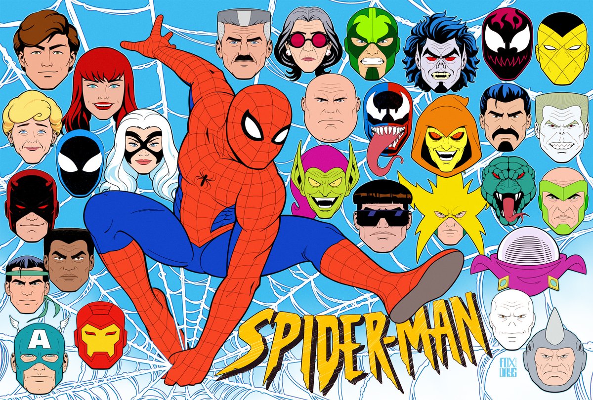 SpidermanNotes's tweet photo. Spider-Man '94 by Raul Sand https://t.co/Ug4pzHGjFH