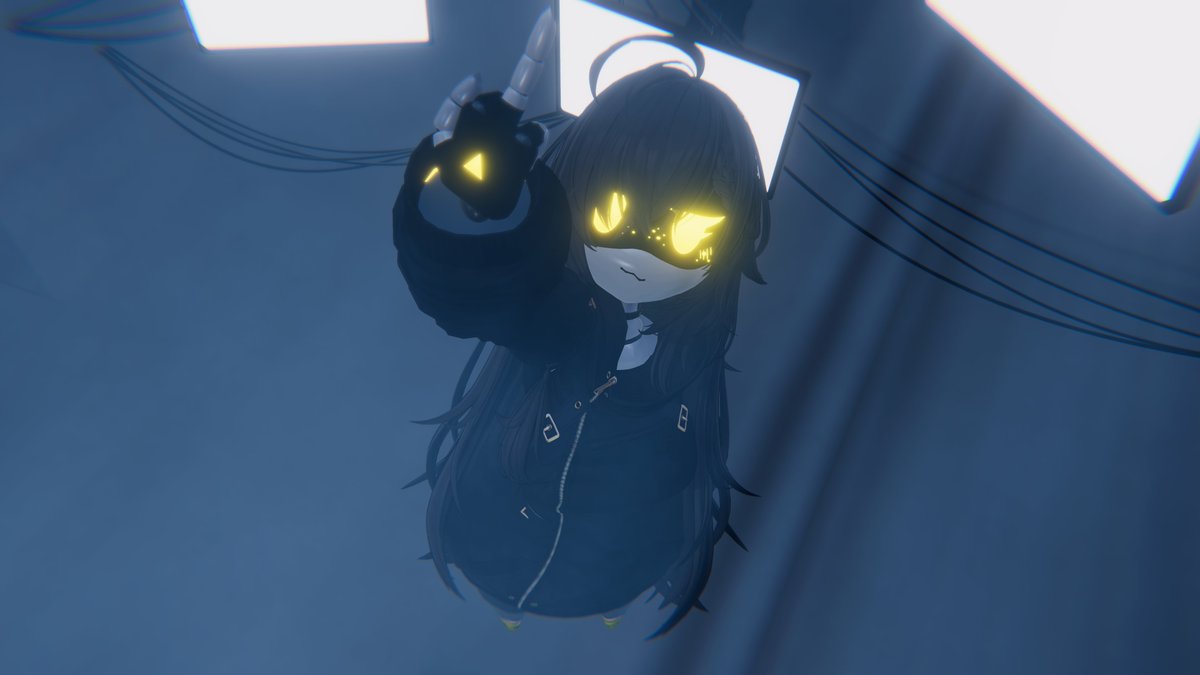 CynTheVoidVRC's tweet photo. C is angry with you (¬_¬;) #murderdrones #disassemblydrones #md #vrchat #vrc #mdtwt https://t.co/AzAu7a6eQ2