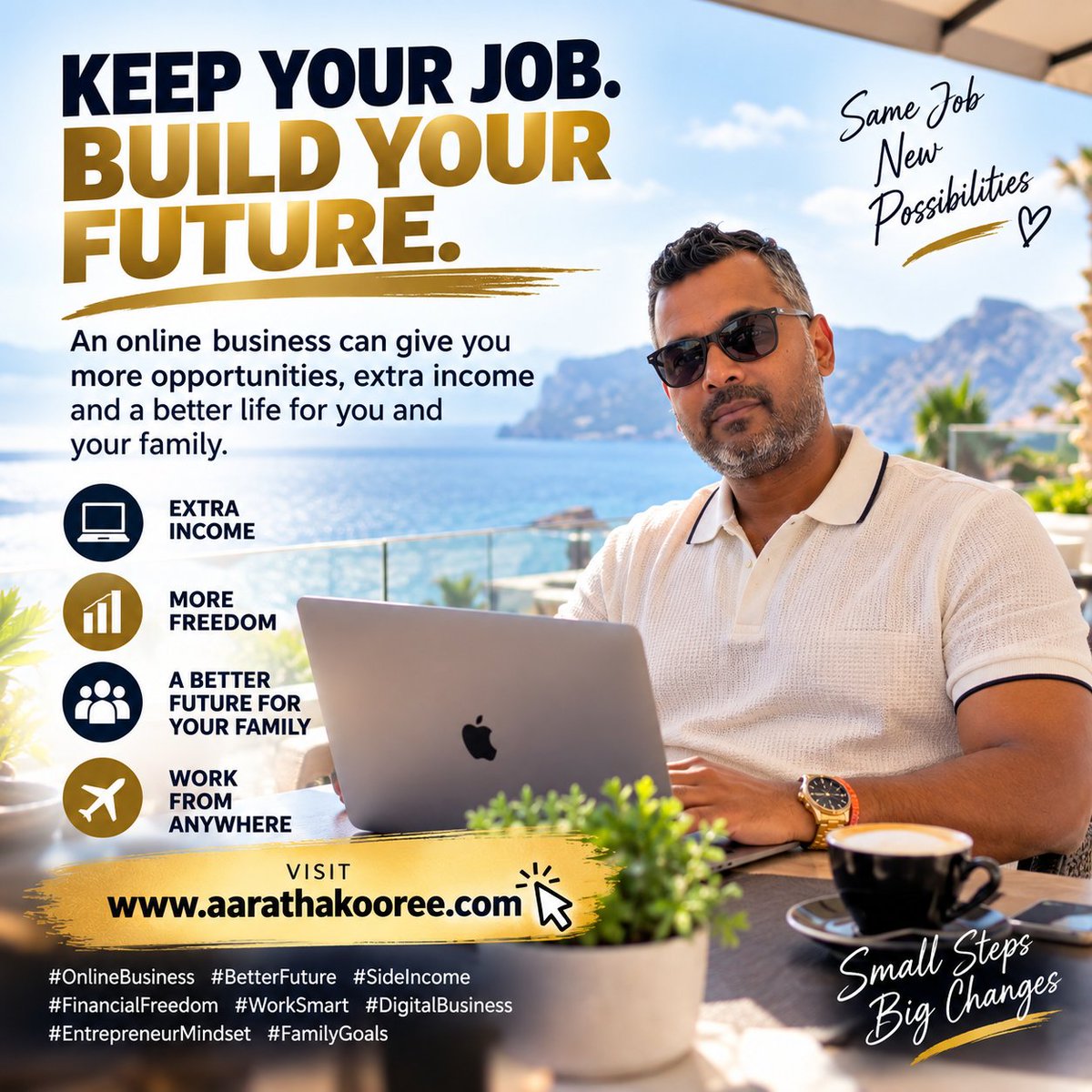 RobinThakooree's tweet photo. Don’t wait for the perfect moment. Start with what you have, learn along the way, and build something today that your future self and family will thank you for.” 💻🌍
#OnlineBusiness #BuildYourFuture #BetterFuture #SideBusiness #DigitalBusiness #ExtraIncome #FinancialFreedom https://t.co/ijAGMUhuok