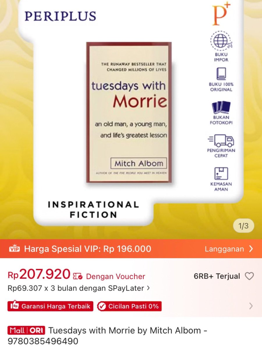 Oldschools_'s tweet photo. Buku yang dibawa Michie (@Michie_JKT48) di konten JKT48 TV 📚✨

• How Much Land Does A Man Need? - Leo Tolstoy
(Kisah klasik tentang ketakutan & ketakserakahan manusia)

• Tuesdays with Morrie - Mitch Albom
(Wejangan hidup bermakna & penuh haru dari seorang profesor)

#Os48 #MichieJKT48