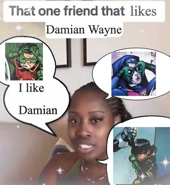 risredemption's tweet photo. será que pelo meu perfil da pra perceber que eu sou fã do damian wayne e que ele é meu personagem preferido? fico me perguntando https://t.co/JRr0XDxW3v