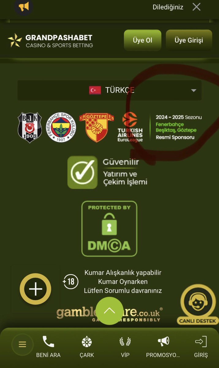 evrenyildizey's tweet photo. Allahtan Grandpashabet sitesinde Galatasaray için “2024-2025 Resmi Sponsoru” yazmamış. Yoksa bu Fenerbahçe ve Beşiktaş trollerinin dilinden kurtulamazdık.
