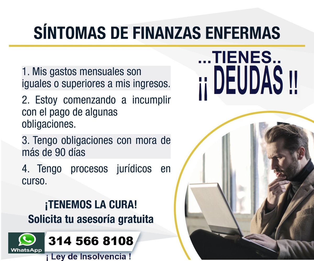 DparamoRevista's tweet photo. ¿DEUDAS ⁉️ 🤔
💭 ¡No permitas que las llamadas de cobro y el miedo a perderlo todo te quiten la paz❗
Acogerse al beneficio legal de la insolvencia te otorga derechos inmediatos que cambian las reglas del juego a tu favor. 📉🛑
"Ley de Insolvencia" ⚖️
https://t.co/tG4fYO45zG 📩 https://t.co/hvxTSwSaIK