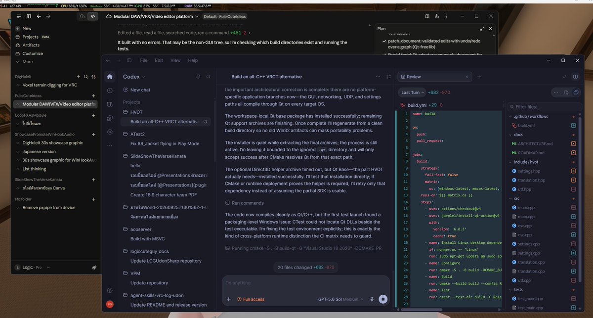 LogicCuteGuy's tweet photo. My Day
#AI #ArtificialIntelligence #GenerativeAI #AICoding #CodingAI #AIProgramming #AIAgents #AgenticAI #LLM #LLMs #OpenAI #Codex #AIEngineering #AItools https://t.co/qaqPpg2XxZ