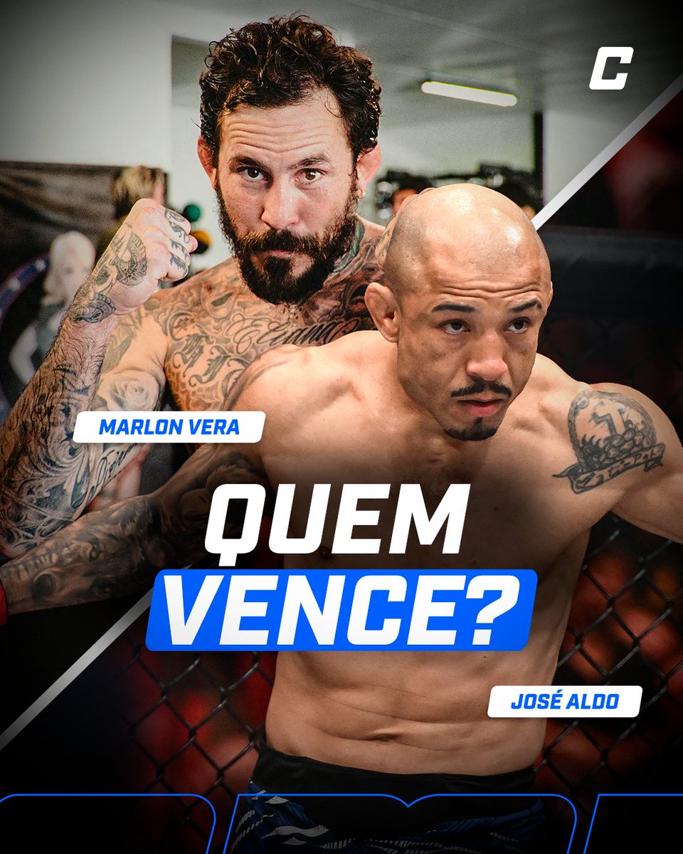 combate's tweet photo. QUEM LEVA ESSA BATALHA?

De um lado, a experiência e a técnica de uma lenda brasileira; do outro, a pressão e a resistência de “Chito” Vera. No reencontro, quem leva a melhor: Aldo ou Vera? 

📸 @chitoveraufc / Getty Images

#HypeFightingBrasilNoCombate #BoxeNoCombate https://t.co/oQDjToG7Jc