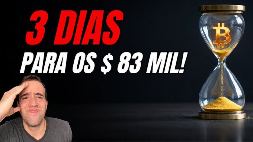 KryptoFynnn's tweet photo. Estamos perto dos $ 83 mil do #bitcoin com as potenciais confirmações de término do bear market.

Mas isso se definirá somente no domingo às 21h00, sendo que estamos vendo algumas questões que podem impedir essa confirmação.

Venham ver! 

Link: https://t.co/tKLUOwsC71… https://t.co/iTvckWeYzg