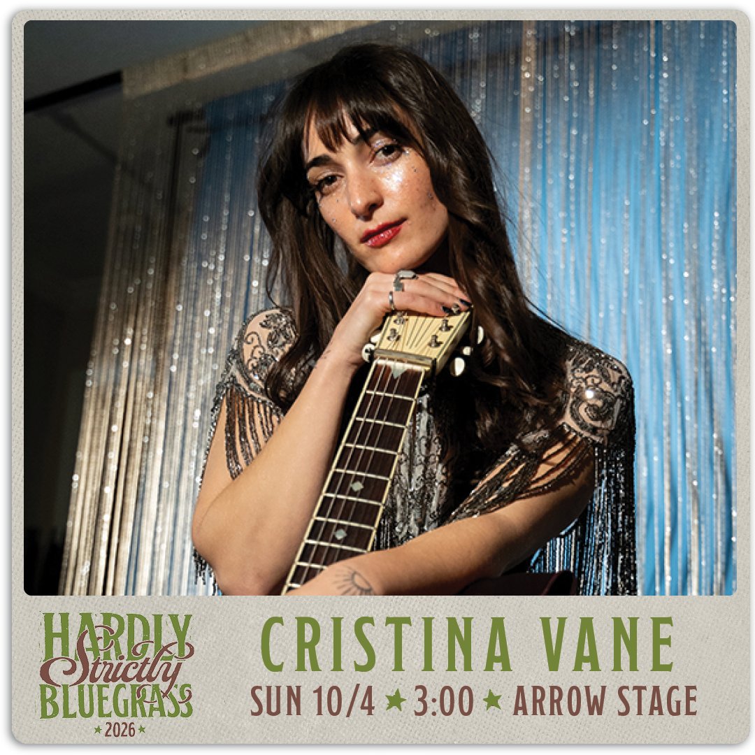 HSBFest's tweet photo. Cristina Vane brings a rock sensibility and a deep love of old tunes to the Arrow Stage on Sunday, and meanwhile you might want to check out her "Getting High in Hotel Rooms" on our Spotify playlist: https://t.co/FTuqDlVoiA
#cristinavanemusic
#HSB26
#hardlystrictlybluegras https://t.co/dDBNpGFd81