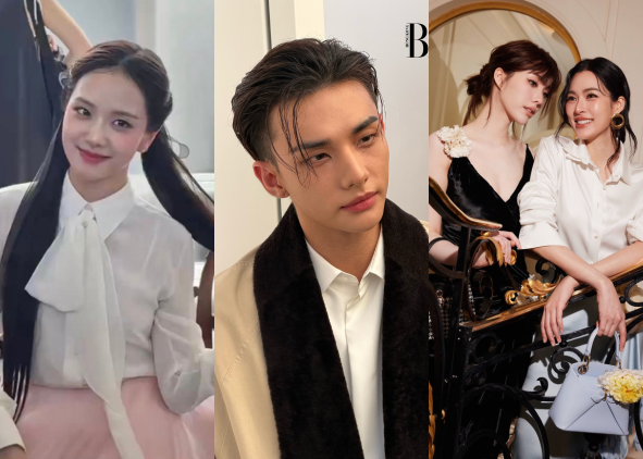quem's tweet photo. PARIS VIROU O CENTRO DO ENTRETENIMENTO ASIÁTICO!  Hyunjin, do Stray Kids, Jisoo, do BLACKPINK, e Lingling e Orm reunidos no desfile da #DiorSummer27 

Acompanhe a cobertura toda aqui 👉 https://t.co/luNyBgxUx1