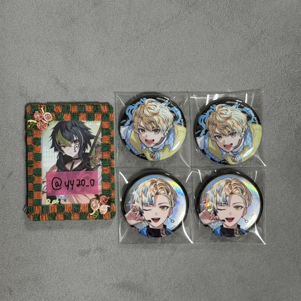 yy20__0's tweet photo. 【交換】MECHATU-A 1st LIVE "Over Drive!" ランダム缶バッジ

譲：画像
求：IDの方同種

✴︎郵送交換または仙台手渡し
✴︎4点まとめて交換可能な方
✴︎今週中に発送可能な方

リプライにてお声がけください https://t.co/zTMkgQuJvd