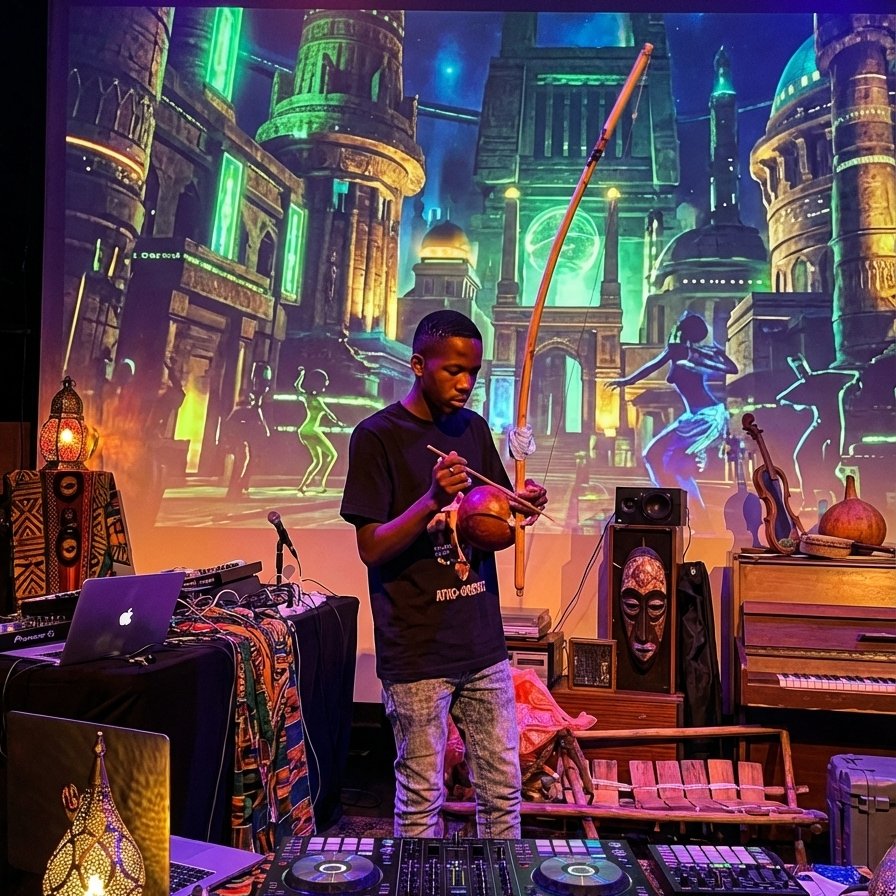 AF_Pretoria's tweet photo. Smadj × Dazz-B MusiQ bring an electrifying fusion of amapiano, Afrobeats, Oriental &amp; electronic beats to Alliance Française de Pretoria.

📅 Wed 7 Oct | 6:30pm
🎟️ R150 | AF members R120
📍 Pretoria
🎫 Book now: https://t.co/zu9M5M9zTV

#LiveMusic #Pretoria #Smadj #DazzBMusiQ https://t.co/UUwRKHa9hc