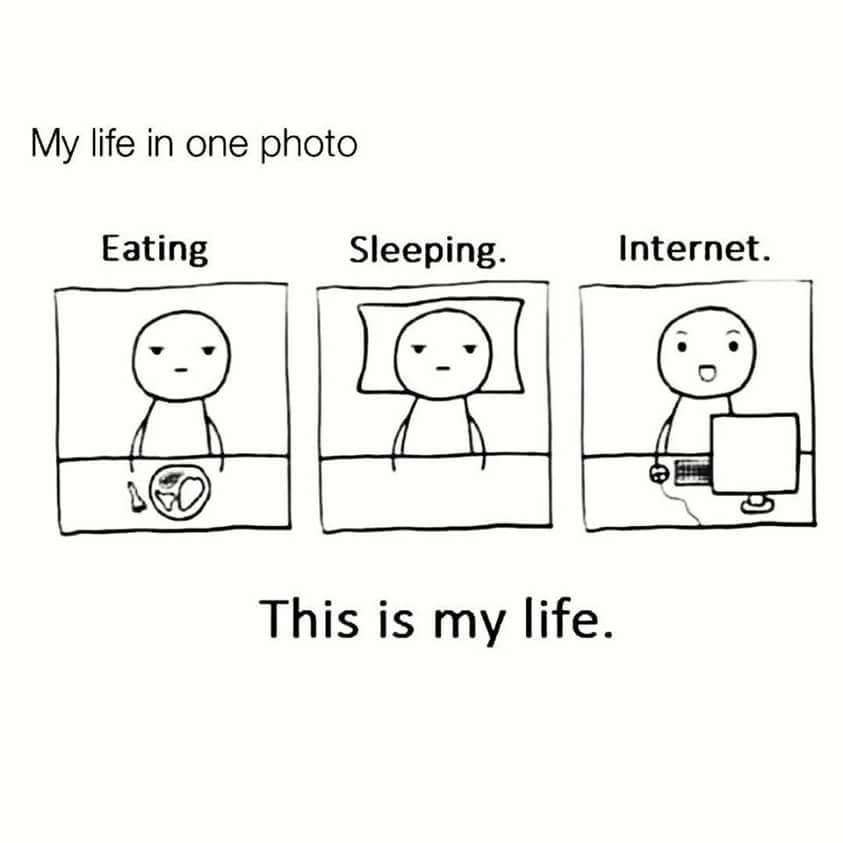 alica_graphic's tweet photo. Eat. Sleep. Scroll. Repeat. 😴🍕💻
#ThisIsMyLife #EatSleepScrollRepeat #InternetLife #Relatable #DailyRoutine #Mood #LifeInOnePhoto #SameEnergy #FunnyMemes #TooRelatable https://t.co/Z0iFFRr5NA