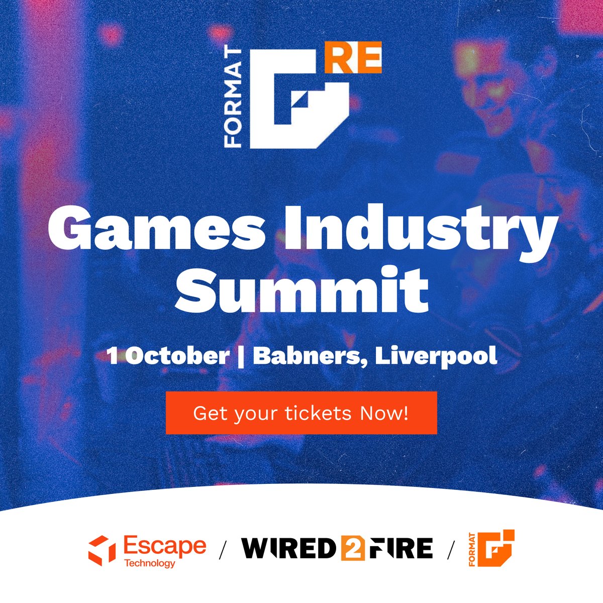 Escape_Tech's tweet photo. RE:FORMAT is this Thursday, 1 October, and we're proud to support it alongside Wired2Fire. 🎮
The daytime summit is sold out, but tickets are still available for the evening industry mixer at Brabners, Liverpool. Get yours 👉 https://t.co/ES4Vrg22sX
#REFORMAT #GameDev https://t.co/IcfVKgCrba
