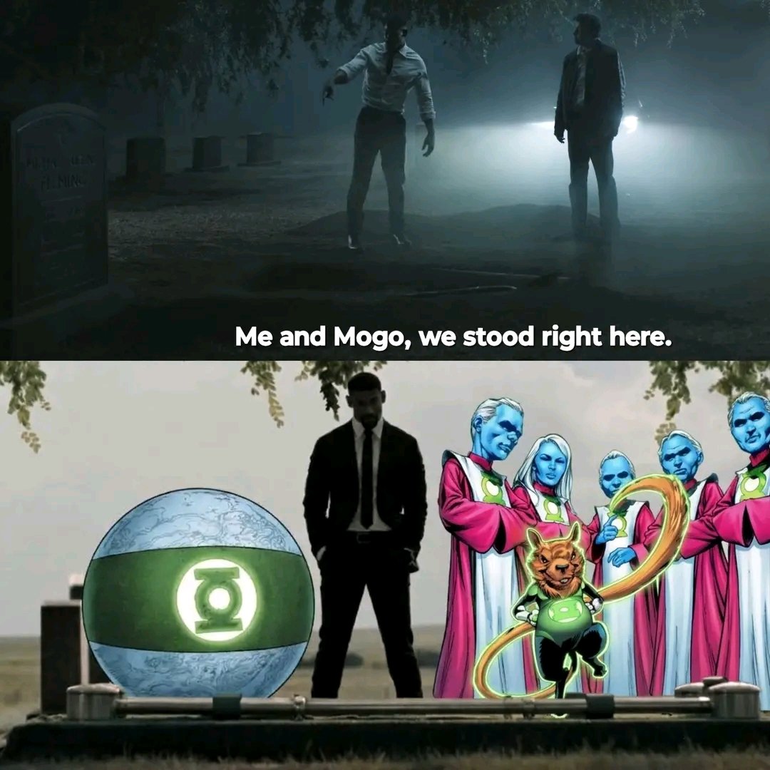 Reza_shuaib's tweet photo. Hal Jordan's funeral according to John Stewart https://t.co/DSHPNEVsA6