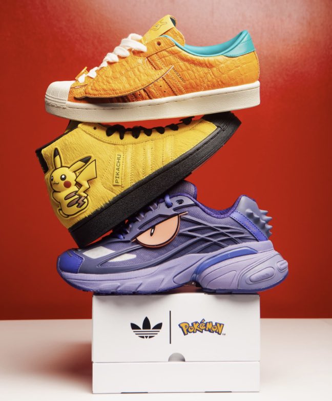 snkr_twitr's tweet photo. AD: Few sizes added in adidas US
Pokémon x adidas Collection 

Shop -> https://t.co/MMDs7G4jFi

Styles also available here 
Journeys https://t.co/S3P4aziN4h
BSTN https://t.co/WZzmy4O3i4
Footlocker https://t.co/ZLZyQJS160
Kids Footlocker https://t.co/gk7NVGgyMd
WSS https://t.co/CLuaWTFbh3
Finishline https://t.co/KdhG6KrMtk
JDsports https://t.co/SNDfyKSBQ8
SnipesUSA https://t.co/LI1KsxCuMh
Shiekh https://t.co/QGpd8AC721
Shoe Palace https://t.co/EX91cdDSBT
Nordstrom https://t.co/i8SuDTjyJF