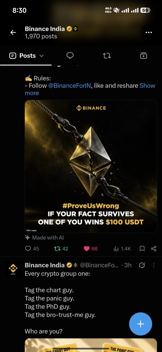 ITACHI3343's tweet photo. @BinanceForIN Ethereum Mainnet Block 0 had zero transactions. The crowdsale allocations live in the genesis state, not as transactions. So unless someone can show an actual Mainnet genesis tx, the claim doesn’t hold. 👀⛓️
@Prodemon21 @Emonshariar1122 
@BinanceForIN https://t.co/c6DhsmrxQF