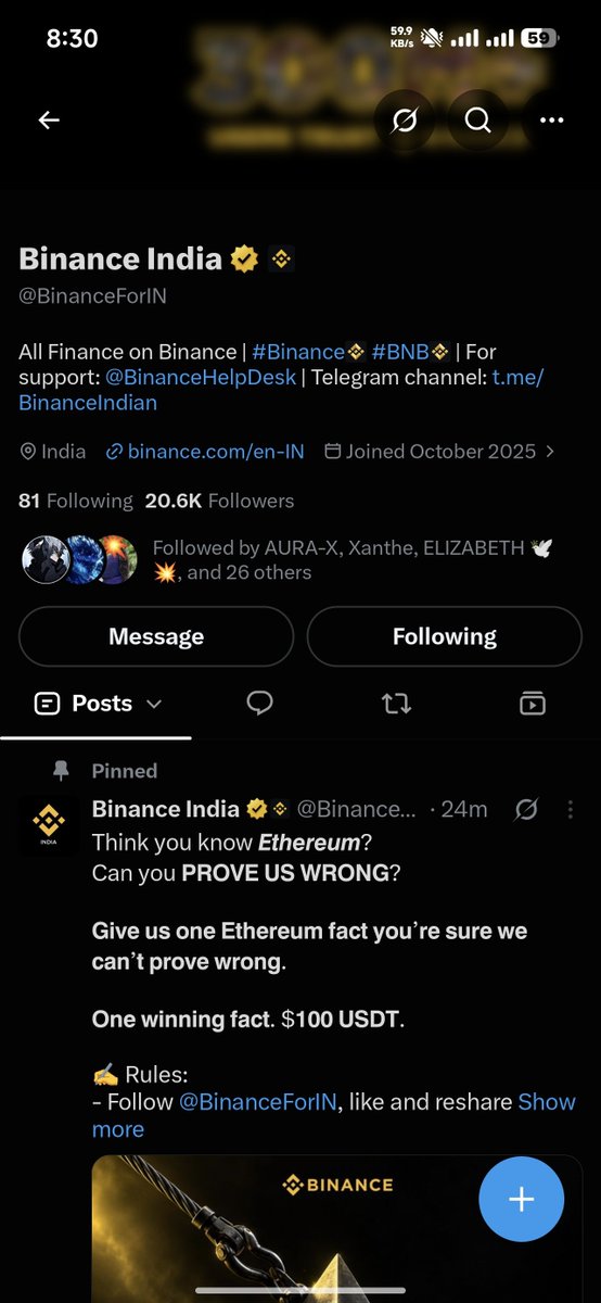 ITACHI3343's tweet photo. @BinanceForIN Ethereum Mainnet Block 0 had zero transactions. The crowdsale allocations live in the genesis state, not as transactions. So unless someone can show an actual Mainnet genesis tx, the claim doesn’t hold. 👀⛓️
@Prodemon21 @Emonshariar1122 
@BinanceForIN https://t.co/c6DhsmrxQF
