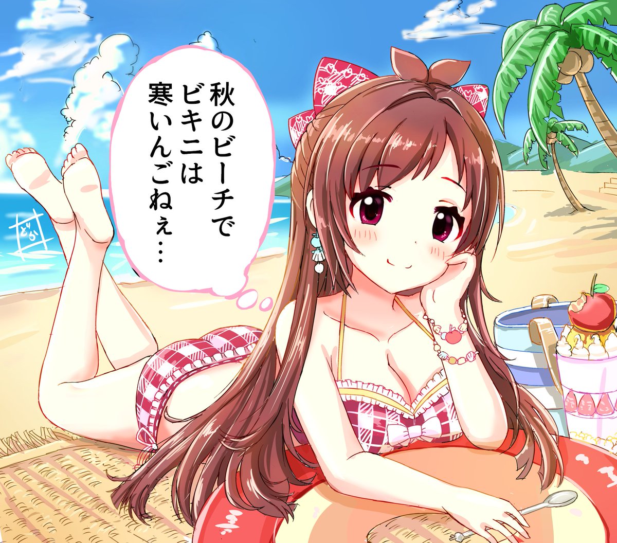 dorayamatouge's tweet photo. #辻野あかり 夏のイラリク絵でし���が、秋になってしまった💦 https://t.co/kNCR8MqQBX