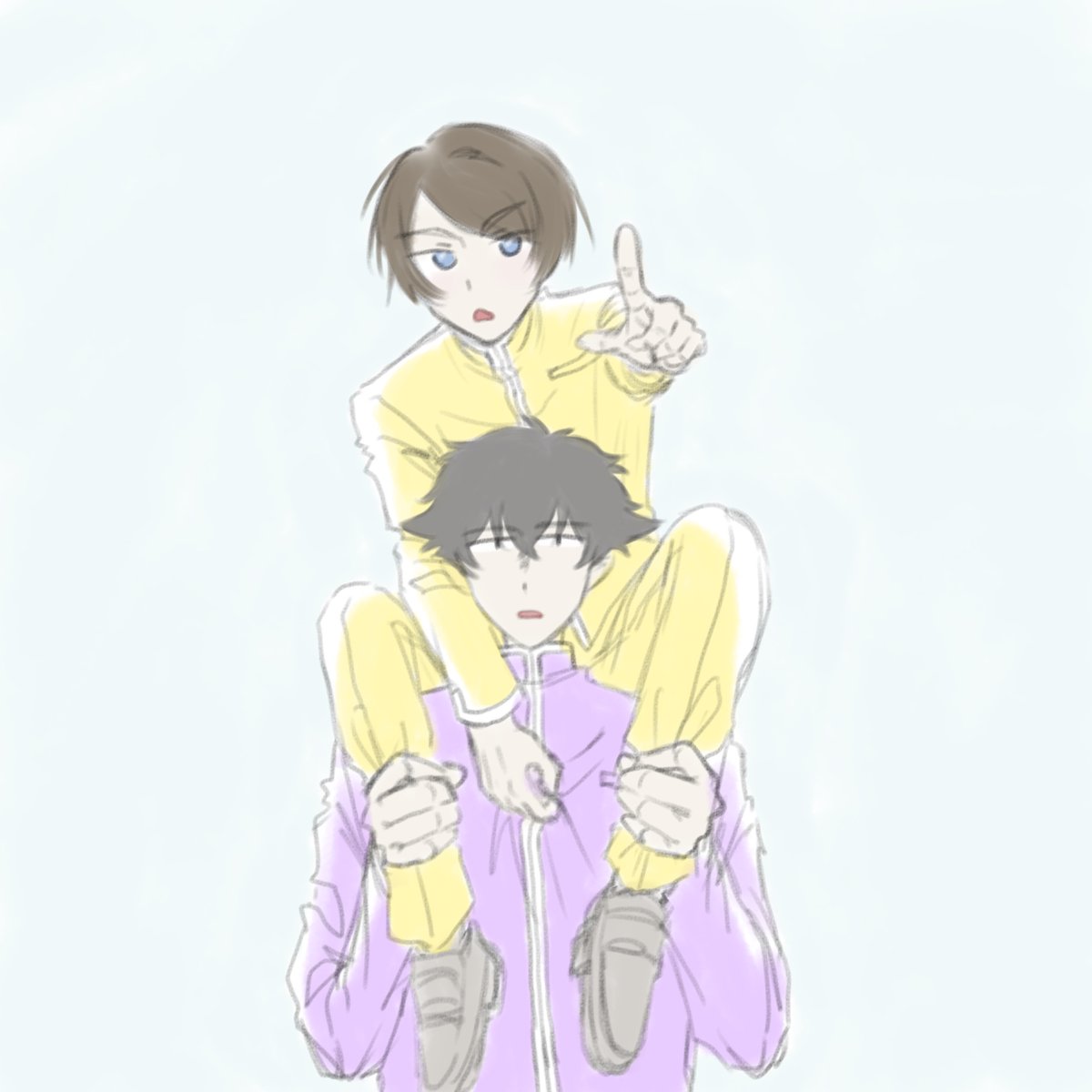 Hitoshiisringo's tweet photo. 陰福が好きです
cpもcpじゃなくても
なんか親子感？兄弟感？わからんけど　が好き https://t.co/WlkvWUw4em