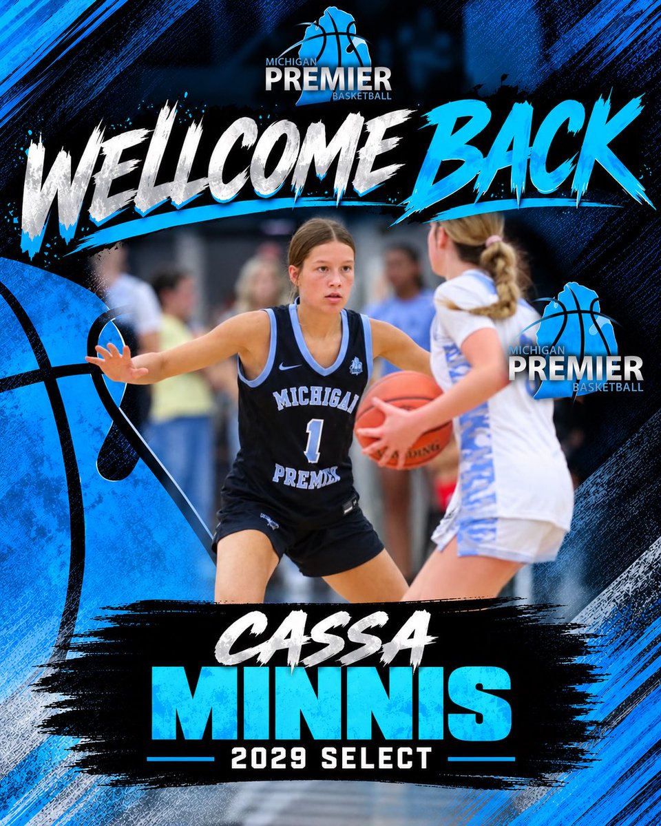 MIpremierbball's tweet photo. Welcome back🔥🩵🖤 Cassa Minnis https://t.co/1PmLS2wxnz