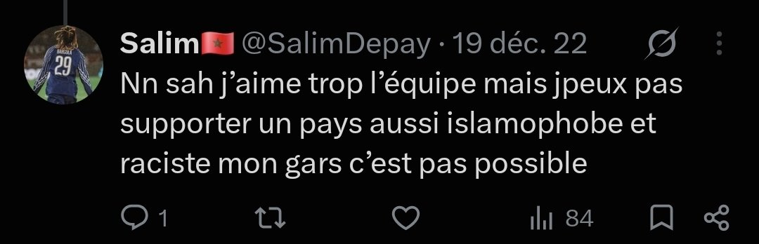 boulette44_'s tweet photo. @SalimDepay Tu te plains du racisme que tu engendres toi‑même. https://t.co/Oh0FACQuGc