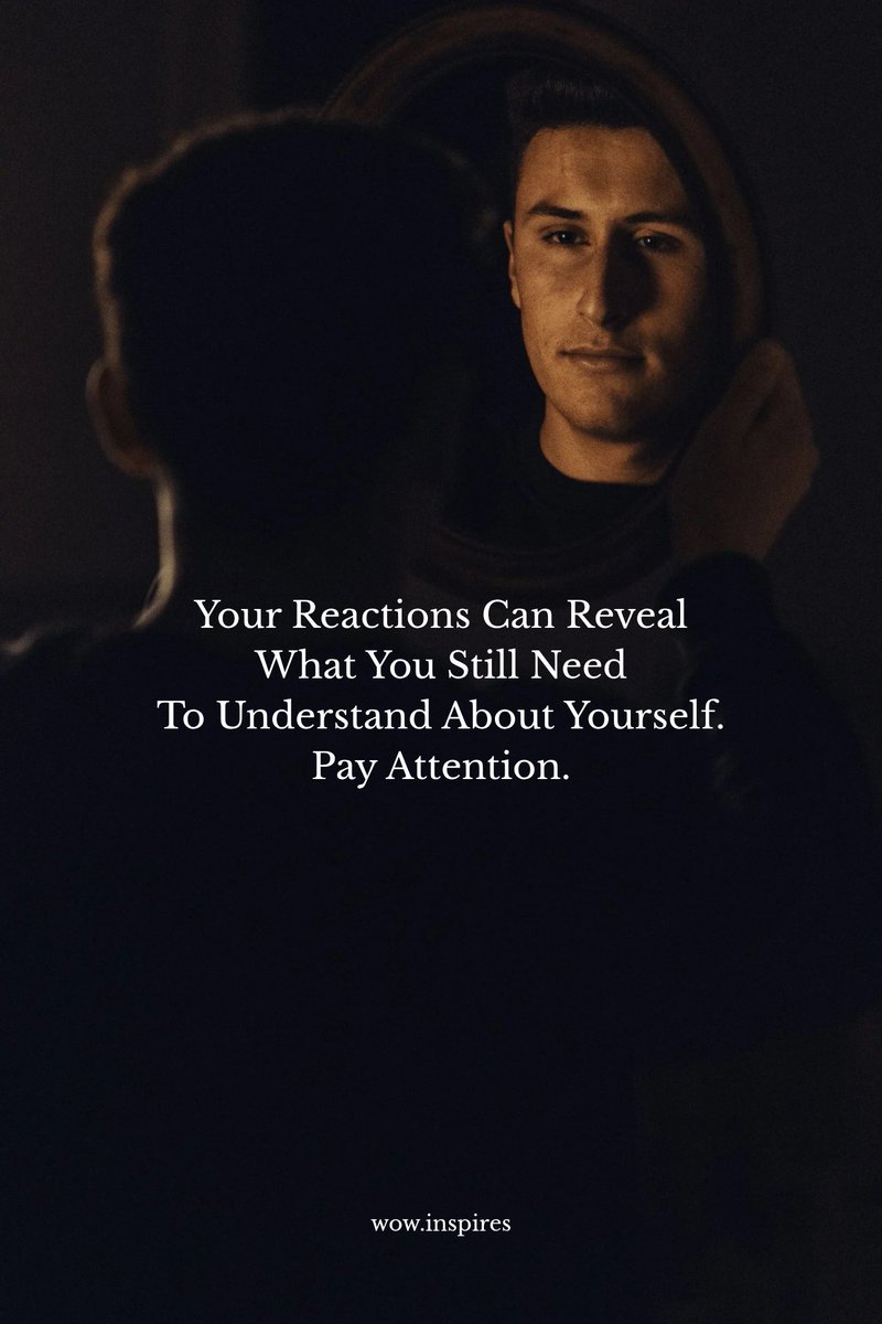 wowinspires's tweet photo. Midday Reflection —
Pay Attention To What Triggers You.
Sometimes Your Reactions Are Showing You Something You Need To Understand.
Look Within. Learn. Grow.💡
#wowinspires #BecomeAwareOfYourself #SelfAwareness #ShortDeepQuotesAboutLife #WordsOfWisdom #InnerGrowth #PersonalGrowth https://t.co/cSIGQB4hO1