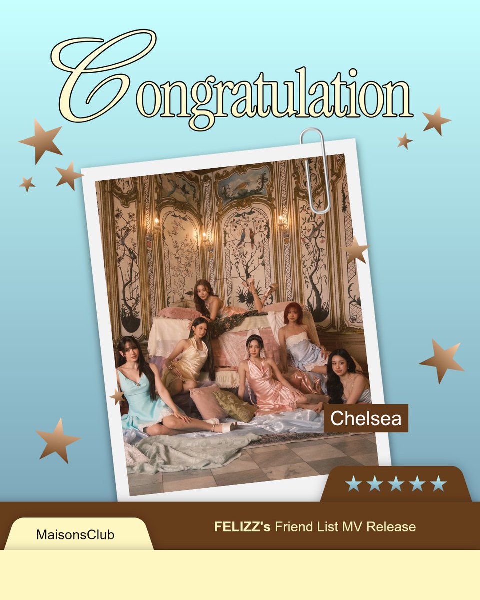 MaisonsClub's tweet photo. Big W for the 𝖥͟𝗋͟𝗂͟𝖾͟𝗇͟𝖽͟ 𝖫͟𝗂͟𝗌͟𝗍 MV Release this year. This celebration is officially a new core memory unlocked. You’re making new history in your own way. Sending you the biggest love properly! 🍾✨ https://t.co/rkpOEmKnNb