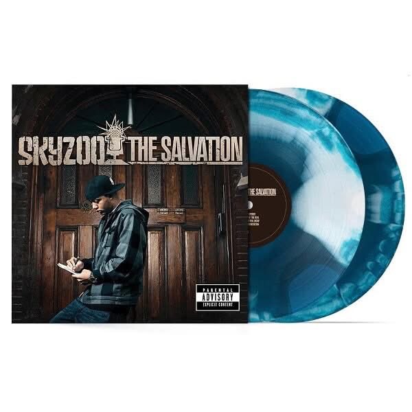 DuckDownMusic's tweet photo. 🎂 17 years ago today @skyzoo released his acclaimed debut album #TheSalvation 

🛒 Fans can purchase the limited-edition anniversary reissue of the album in Yankees blue/white vinyl colorway right now at the shop link -> https://t.co/TZIoqpr6t3 https://t.co/Pz7TlEnB4r
