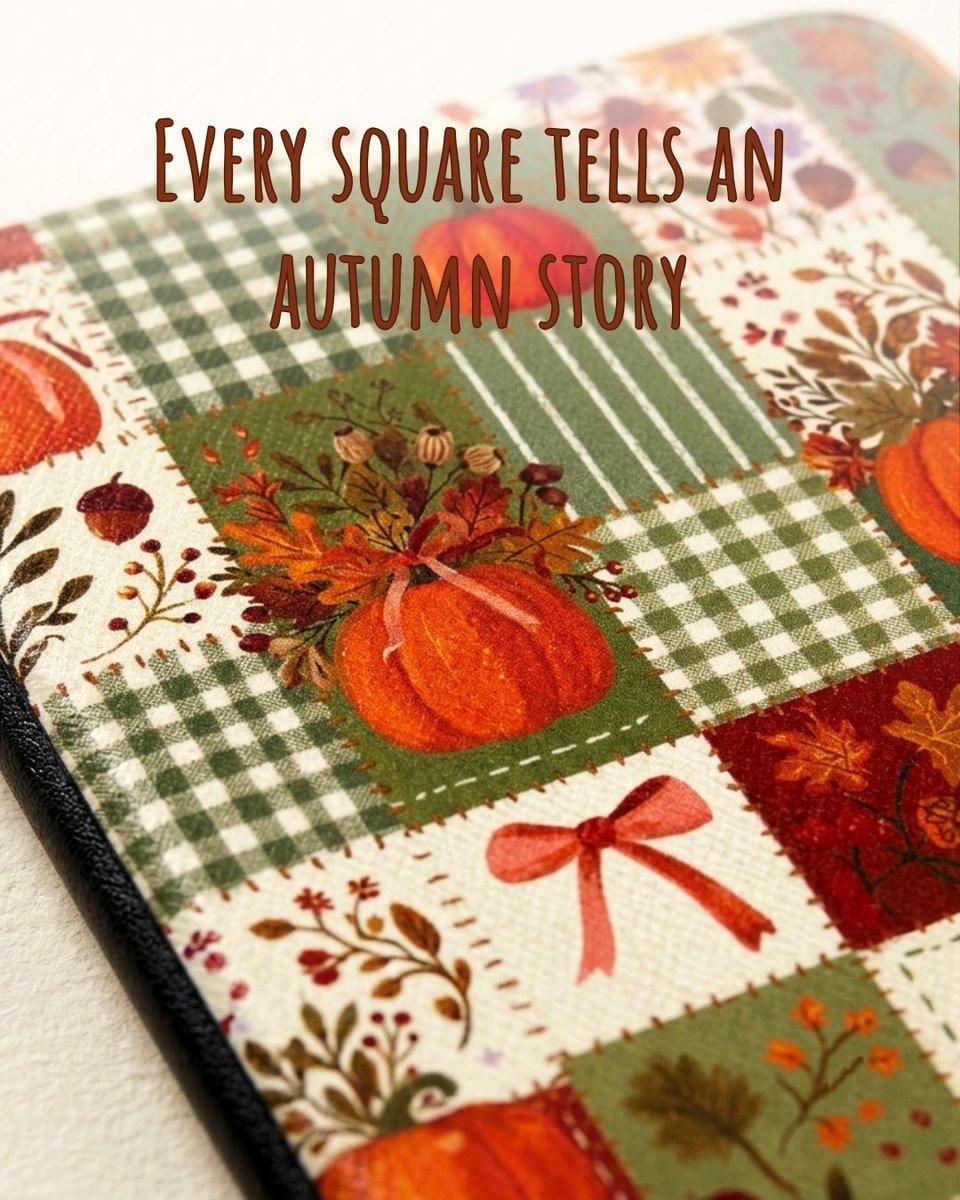 TheCaseDesignCo's tweet photo. From gingham pumpkins to hand-painted florals β this patchwork design is a love letter to fall. Swipe to see every detail. π§‘
https://t.co/InepV3VseX
#PatchworkDesign #FallPattern #KindleCase #AutumnAesthetic https://t.co/QxsYxYh4BD
