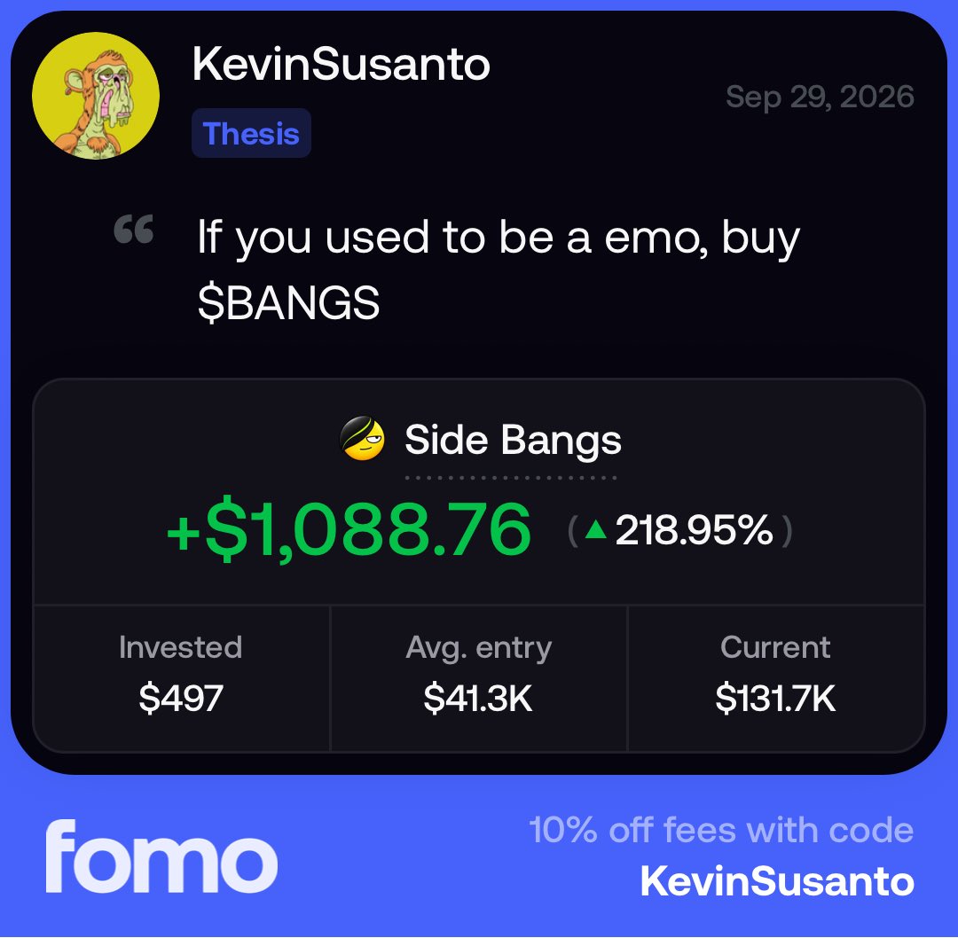 KevinSusanto's tweet photo. Degening on $Bangs Narra tonight! I like! 

0x8e4045f025fdede0aed0be625da920b75c177b3d https://t.co/L4k0i2saqN