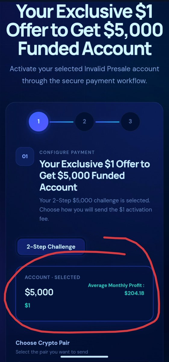 D_wlth's tweet photo. 🎁 GIVEAWAY 😱 — $5,000 2-STEP FUNDED ACCOUNT! 🚨

Want to claim a $5K trading account for just $1? 👀🔥

Follow these steps:

1️⃣ Visit https://t.co/NRmKnaXbpb
2️⃣ Sign Up using referral code: UGDCX
3️⃣ Go to Buy Challenge
4️⃣ Select the $5,000 2-Step Challenge
5️⃣ Apply discount code: GTC
6️⃣ Pay the $1 activation fee 💰

✅ Use referral code UGDCX during SIGN UP to be eligible to claim the account.

⚡ Instant withdrawal access
📈 Keep 80% of profits
⏱️ Get paid within 24 hours

Offer ends soon — don’t miss it! 🔥

RT + tag a trader who needs this 👇🏽

#Forex #XAUUSD #FundedAccount