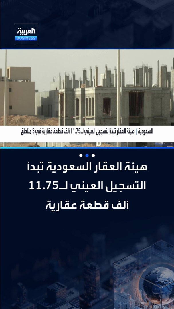 الهيئة العامة للعقار في السعودية تبدأ التسجيل العيني لنحو 11750 قطعة عقارية في المدينة المنورة والقصيم وتبوك _Business 