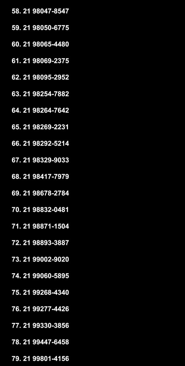 luvsstaehyy's tweet photo. ‼️ LISTA ATUALIZADA DE TELEFONES DE GOLPISTAS — ORGANIZADA POR DDD https://t.co/qxNFjvHDTd