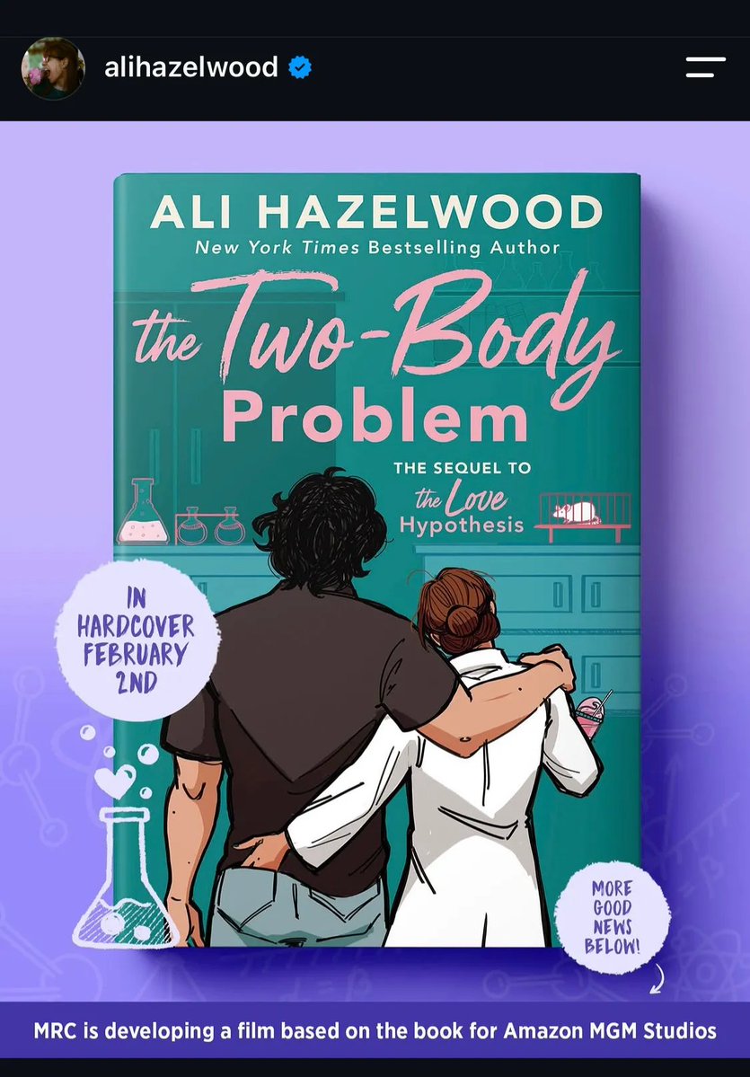 Wtforceshow's tweet photo. #thelovehypothesis getting a sequel before Star Wars?

You can not make this up.... or maybe Ali Hazelwood can. https://t.co/0xRD4saQlB