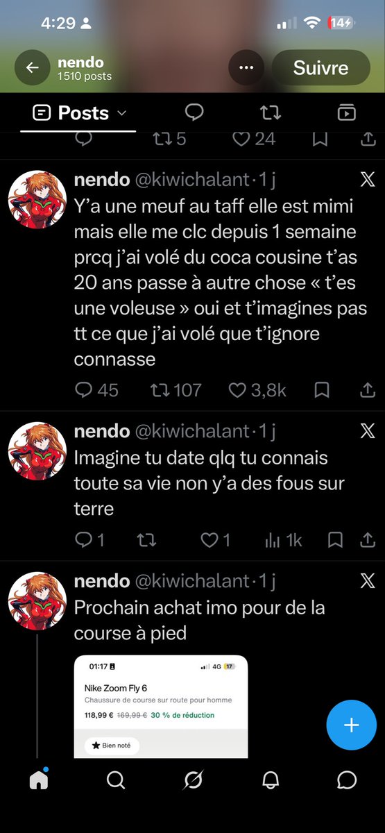 Rp2uz's tweet photo. Elle a réussi à nous diviser sur notre propre religion alors quelle fait ce genre de tweet MAIS GUETTEZ c’est sont dernier soucis la religions c’est mm ps une reubeu j’en suis sûr y’a un truc qui colle pas 😂😂
#theorie https://t.co/QRZLB3aYgD