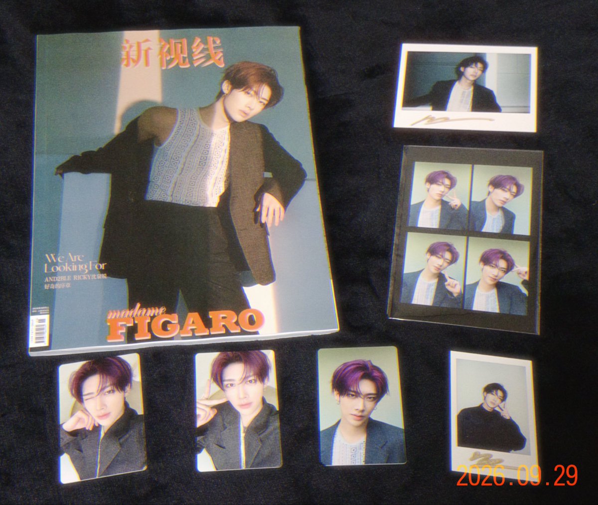 ble_2rk's tweet photo. 𝐅𝐈𝐆𝐀𝐑𝐎 𝐑𝐢𝐜𝐤𝐲🇨🇳 
お友達に代行頼んでた雑誌届いた🐈‍⬛🍀 https://t.co/Wx40mSoeTX