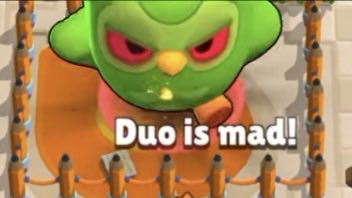 TeamHmble's tweet photo. Why do you still get mad even though we answered all questions right? 🤔@duolingo https://t.co/wwZbdfTnY2