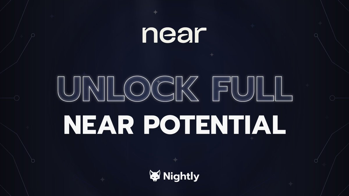 Nightly_app's tweet photo. So you already use Nightly, but want to explore @NEARProtocol?

Step one is done - you have a wallet ✅

Here’s what to do next 👇 https://t.co/esWFXycRyj