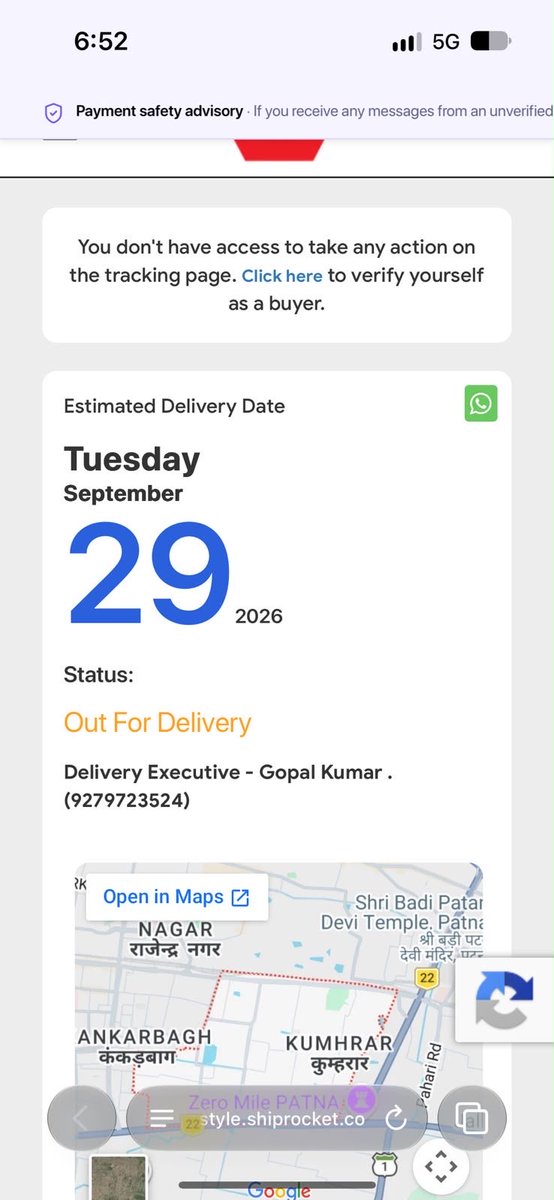 shubhamgupta_98's tweet photo. @RockWithboAt @RockWithboAt is running an absolute scam, we had ordered airdopes 219 on 18th September and the delivery was showing 22nd September. It had been 12 days we haven’t heard back from boat and not even received the product yet. https://t.co/kfC3NEfSTO