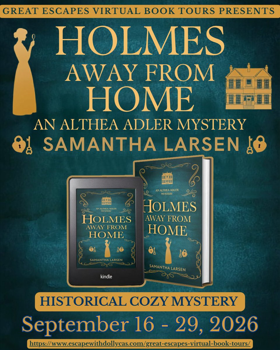 dollycas's tweet photo. Holmes Away From Home (An Althea Adler Mystery) by Samantha Larsen #Review #Giveaway #GreatEscapesBookTour Samantha Hastings

https://t.co/eTz9lMfAaz https://t.co/1imW18VSPL