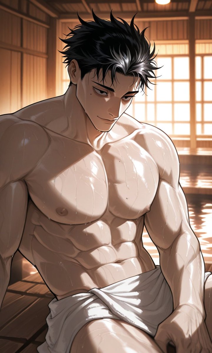 HHigurima's tweet photo. Un buen baño en las termas después de haber ido a la playa...

#AcademiaTouken #FreeRol #nsfwtwtًً  #SexRol #viral #Roleplay https://t.co/0kDhxa9goK
