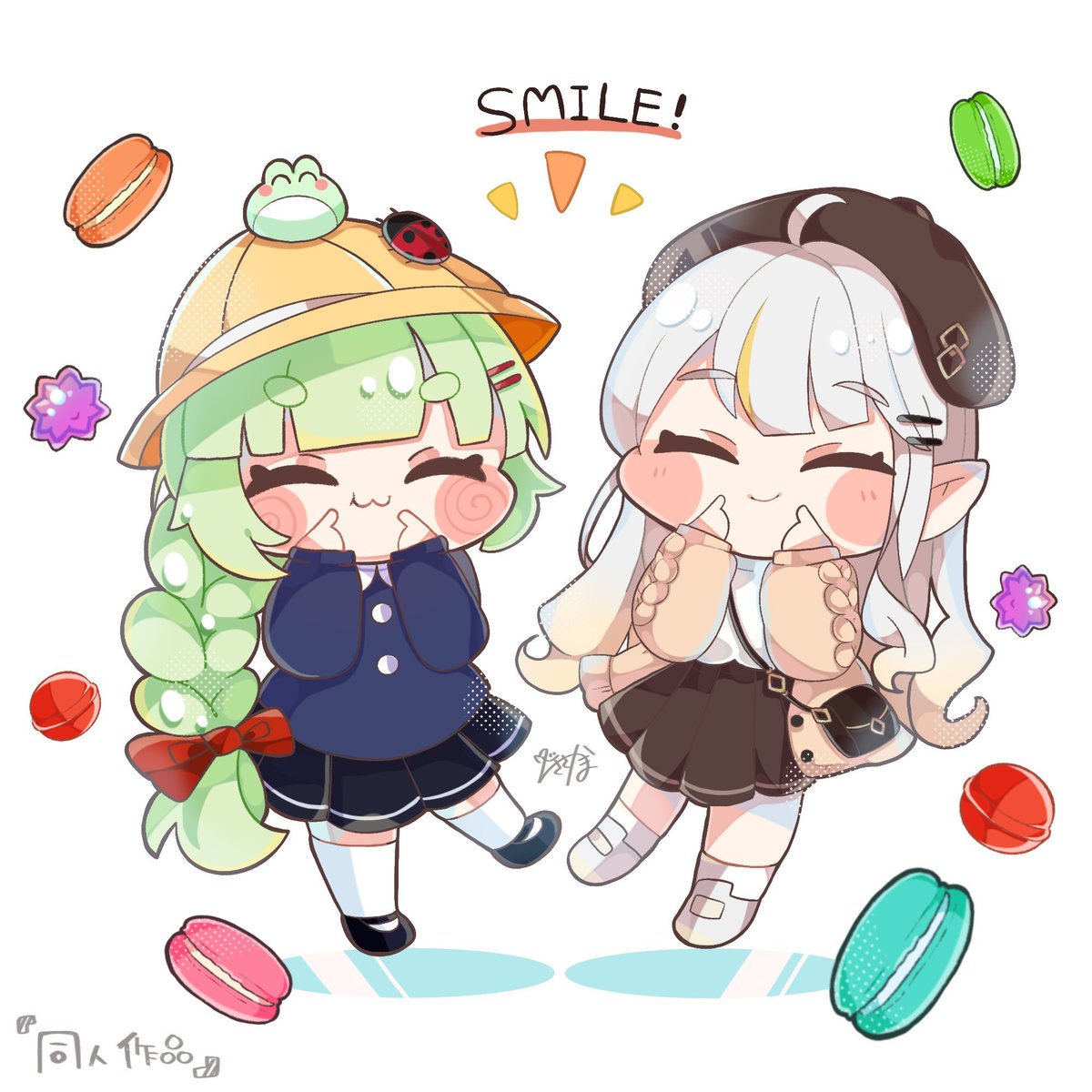 sasakamake's tweet photo. にっこりウイちゃんとリニュアちゃん🫶

#トリッカル https://t.co/4aTVhdjcTR
