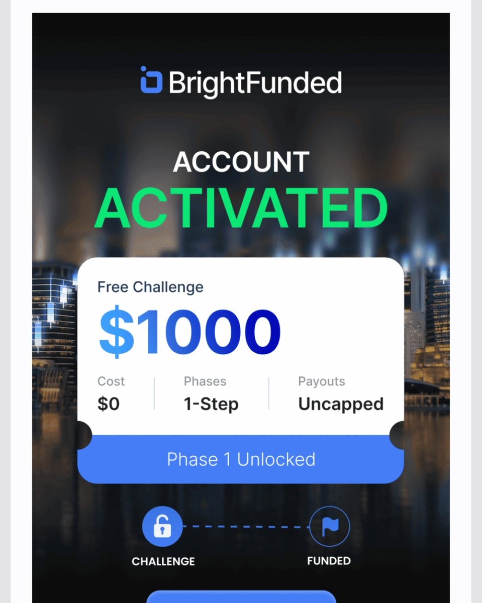 01KYNG's tweet photo. @astucefx 
@BrightFunded , thank you ❤️ let's see how it goes with credibility https://t.co/L8LMcEyJRB