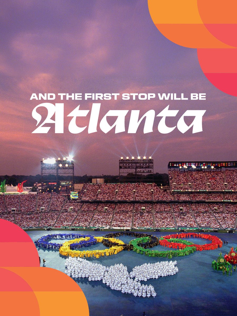 LA28's tweet photo. Are you ready for the next chapter of Torch Relays history? 🔥The Olympic and Paralympic flames are coming back to the United States in 2028 and for the first time, the Olympic Torch Relay will visit all 50 states. Swipe through for a first look at the LA28 Torch Relays and check out the link below to learn more:​
🔗: https://t.co/SMEzLlBUIF